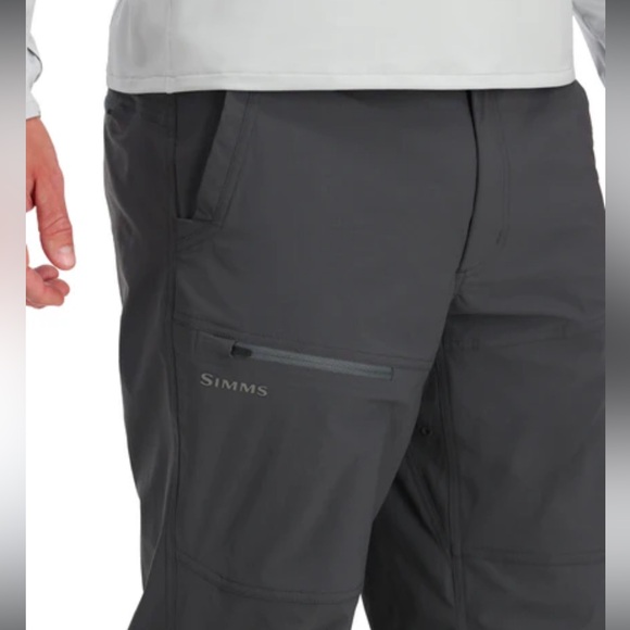 Simms Mens Guide Fishing Pants Slate Short New With Tags Gorpcore Outdoor - Picture 3 of 10
